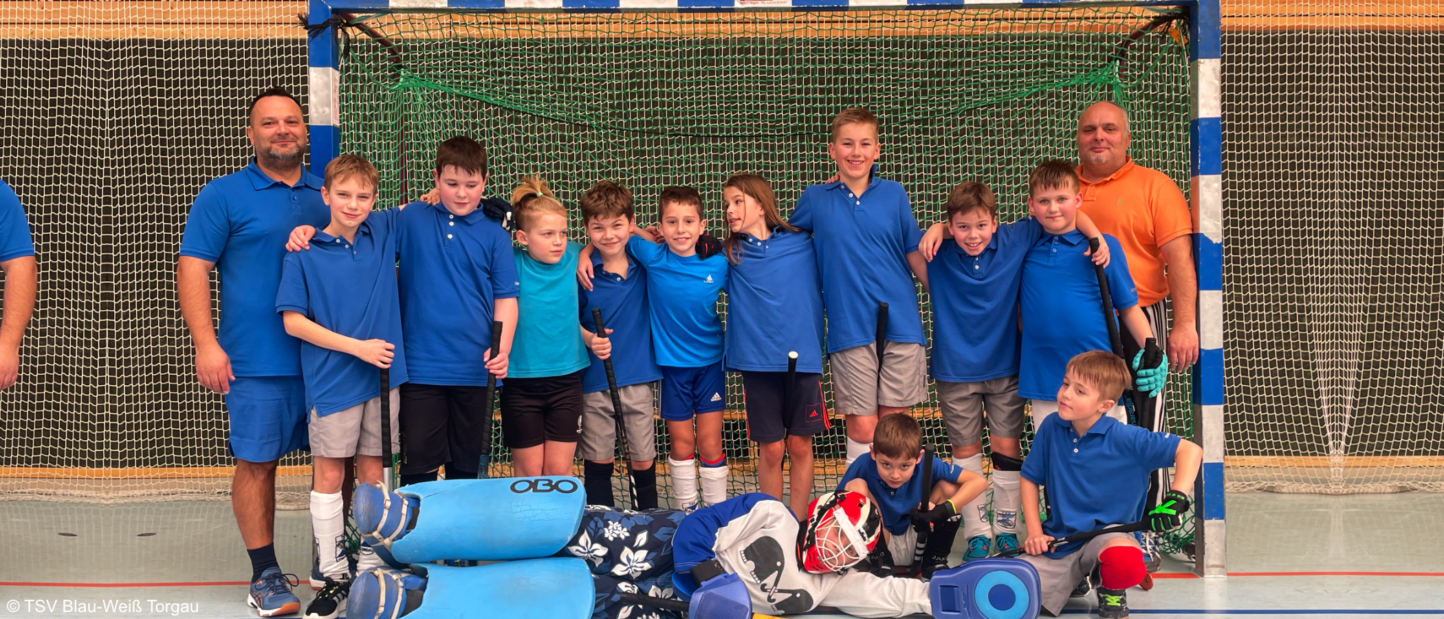Einsatz, Spaß, Spielfreude beim Kinderhockeyturnier in der Wasserturmhalle